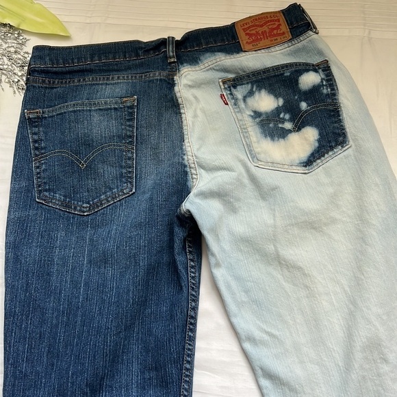 ⭐️levi's 514 Split Bleach Jeans - Picture 4 of 6